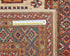 12 Feet Beige Kazak Afghan Hand Knotted Wool Runner Rug